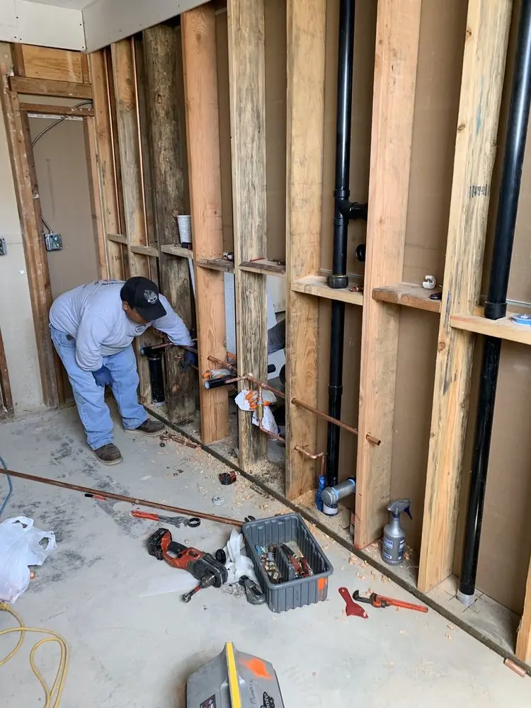 Commercial rough-in plumbing for Water Heater Replacement in Lake Lanier Vista